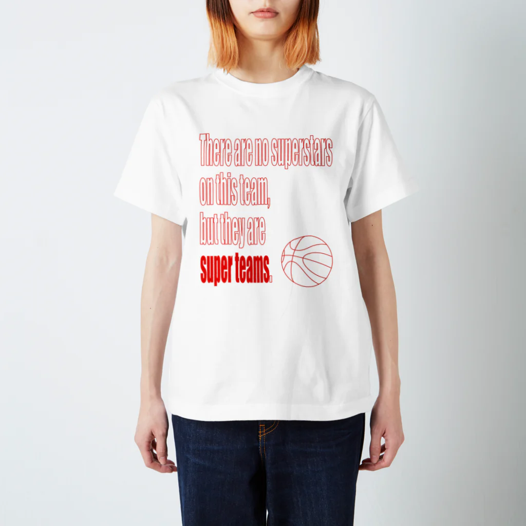 みゃみゅみぇっみょ（バスケット）のスーパーチーム（バスケットボール） Regular Fit T-Shirt