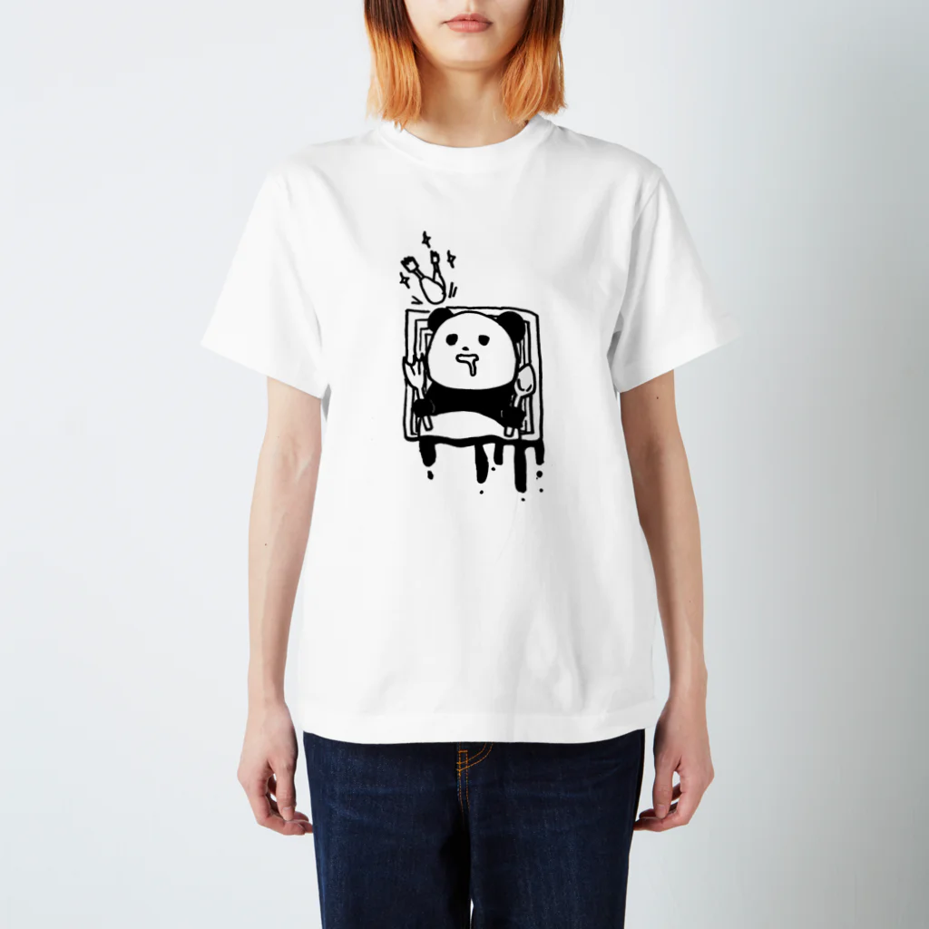 panda大集合のチキンを食べたい腹ペコpanda Tシャツ Regular Fit T-Shirt
