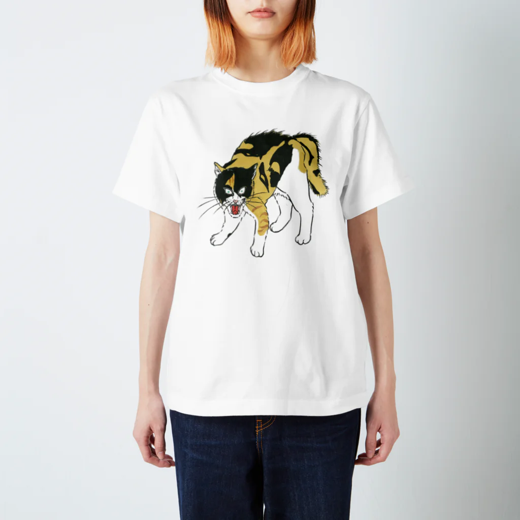 猫田三兄弟のIKAKUNEKO Regular Fit T-Shirt