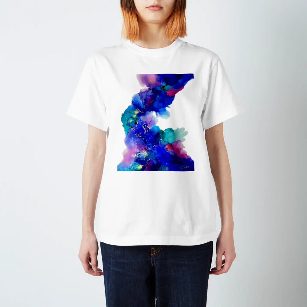 CLOVERのアルコールインクアート昇り龍 Regular Fit T-Shirt