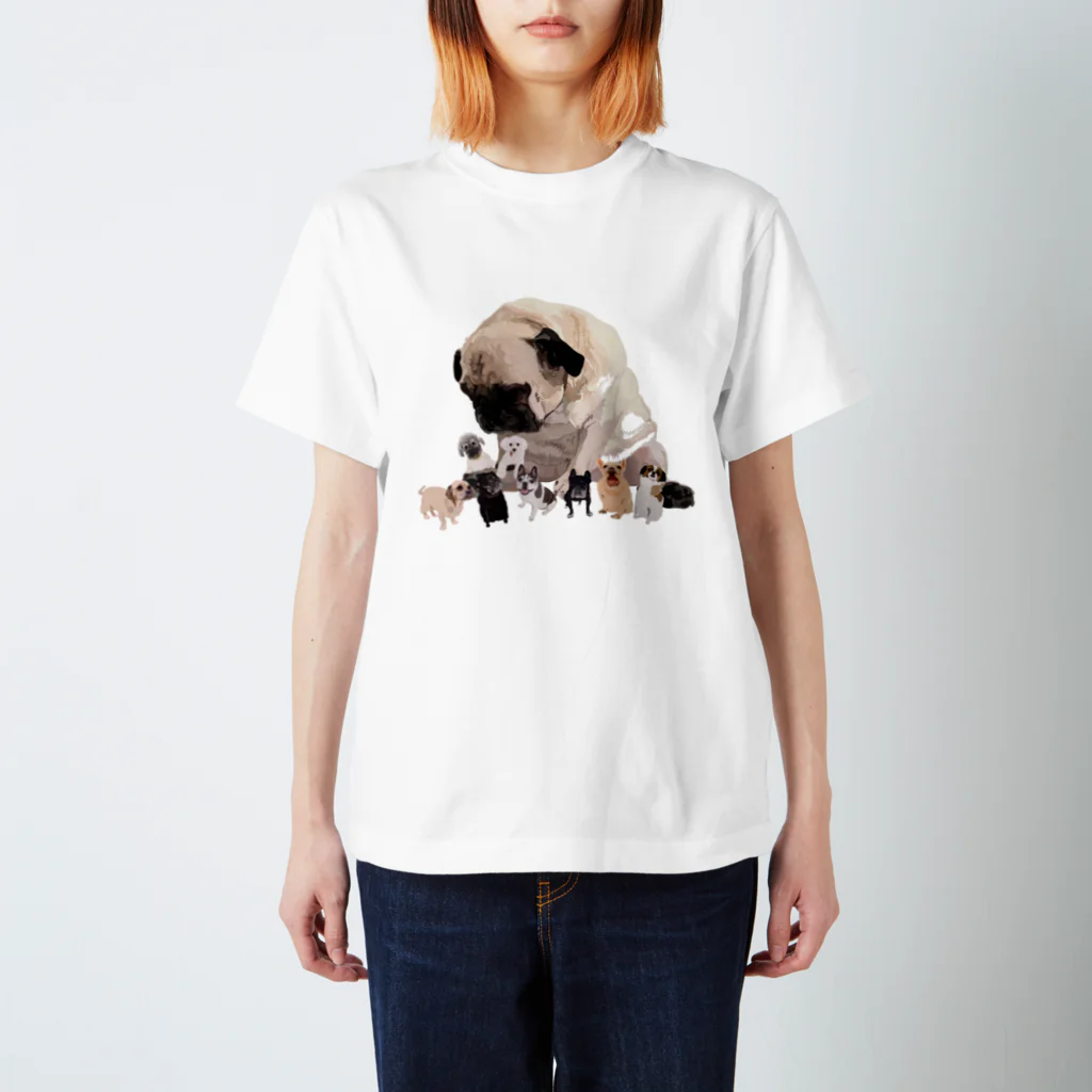 認定NPO法人てとてとしっぽのてとてとしっぽ家 Regular Fit T-Shirt