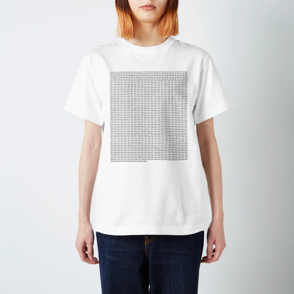 骨しゃぶりの素数 Regular Fit T-Shirt