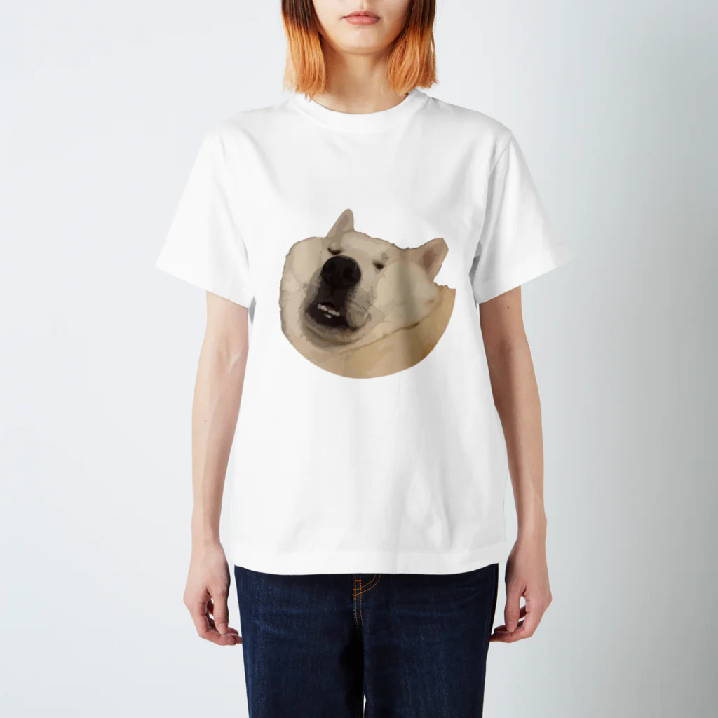 GIVENCHY タクエフェクト犬フリントオハサイスTシャツ ブサイクな犬 / godzillaのスタンダードTシャツ通販 ∞ SUZURI