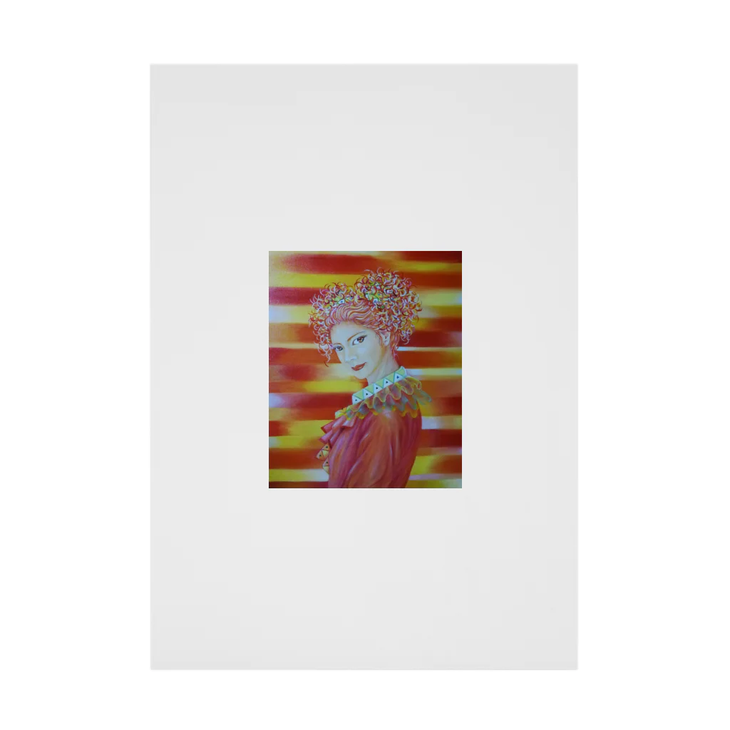 Happy Circusのハッピークラウン4・woman Stickable Poster
