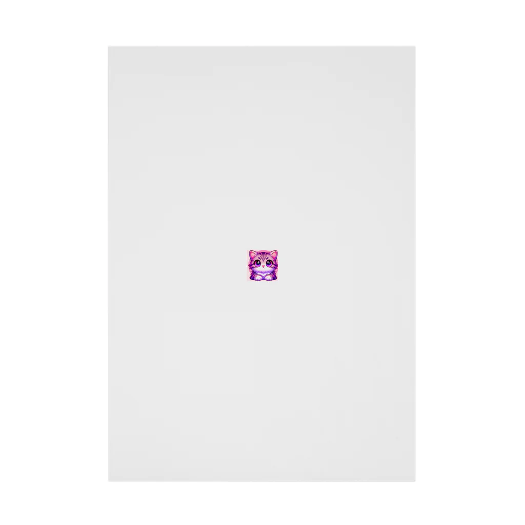 TOM24の些細な事でも興味津々アメショー”モモちゃん” Stickable Poster