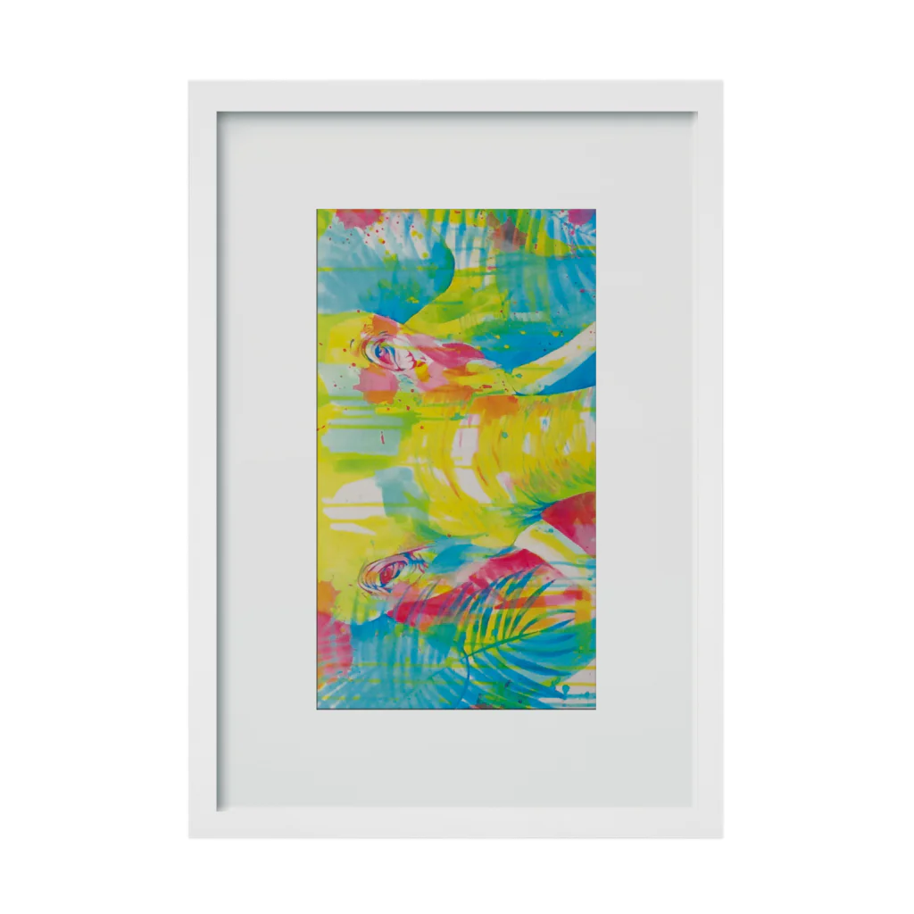 Aki Kuboki ONLINE SHOPのあなたと見つめ合う Stickable Poster