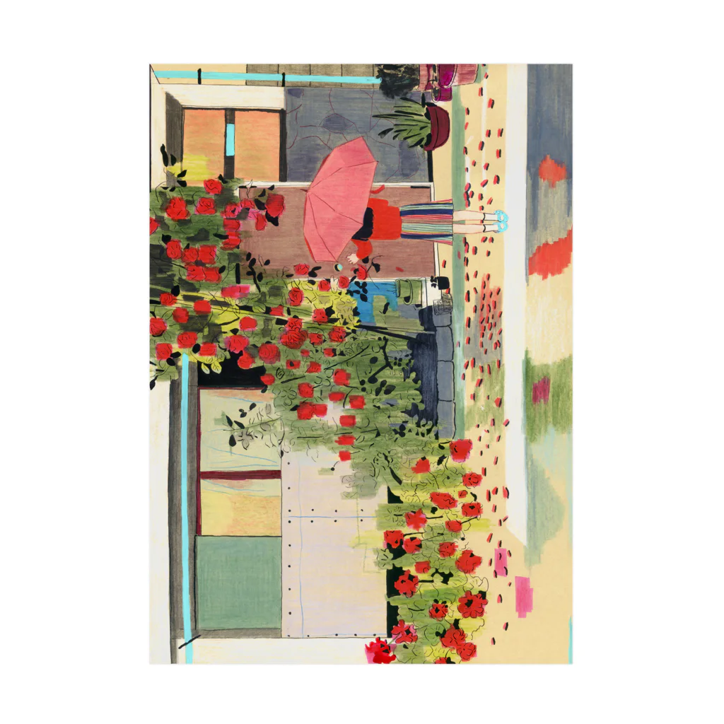 原倫子/ Tomoko Haraの水曜日は薔薇色 Stickable Poster