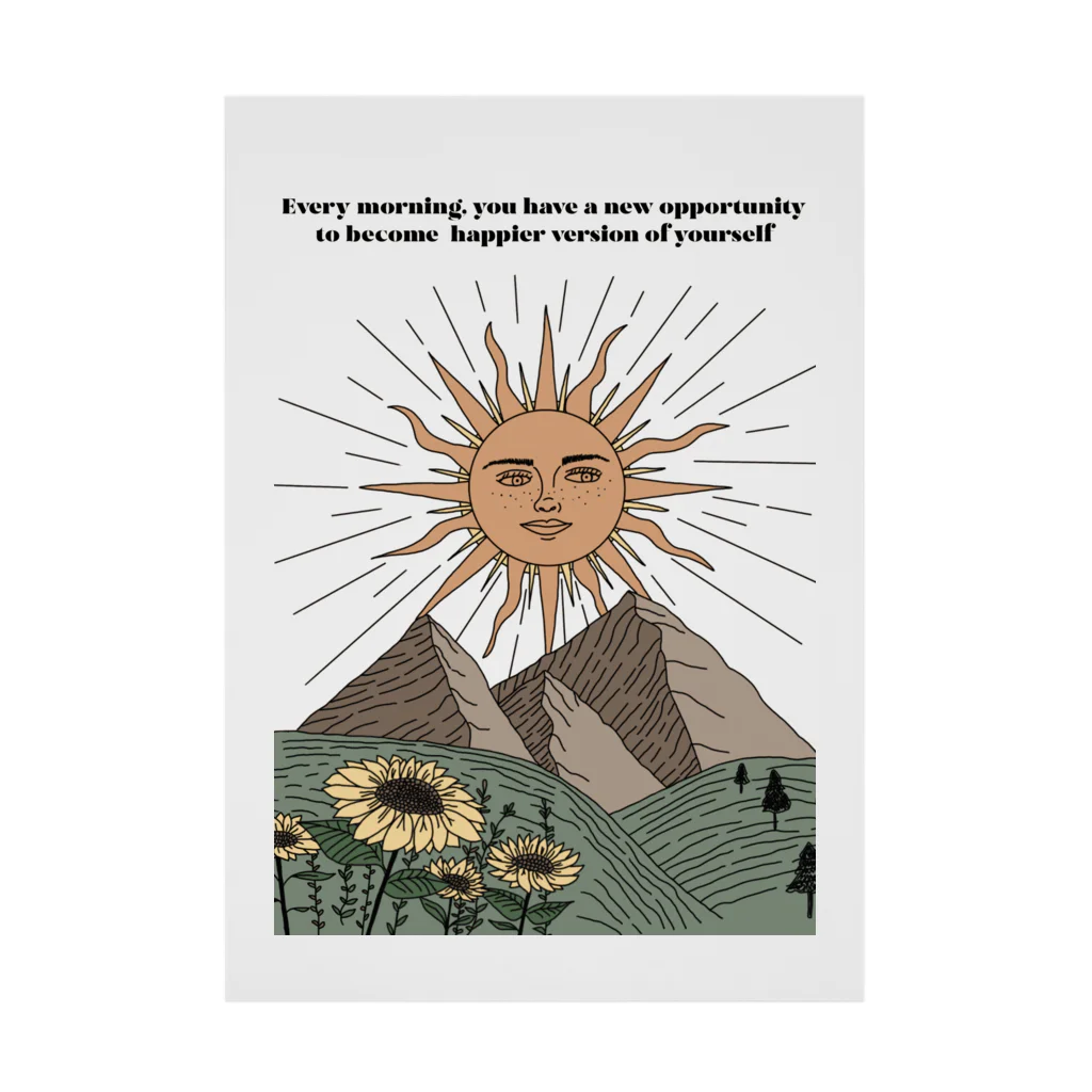 Cheeseart (Chi)のMorning Vibes Stickable Poster