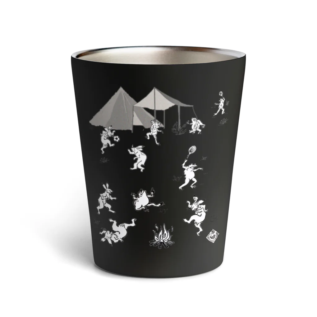 WAMI ART　ホツマツタヱ同好会の野営(キャンプ) Thermo Tumbler