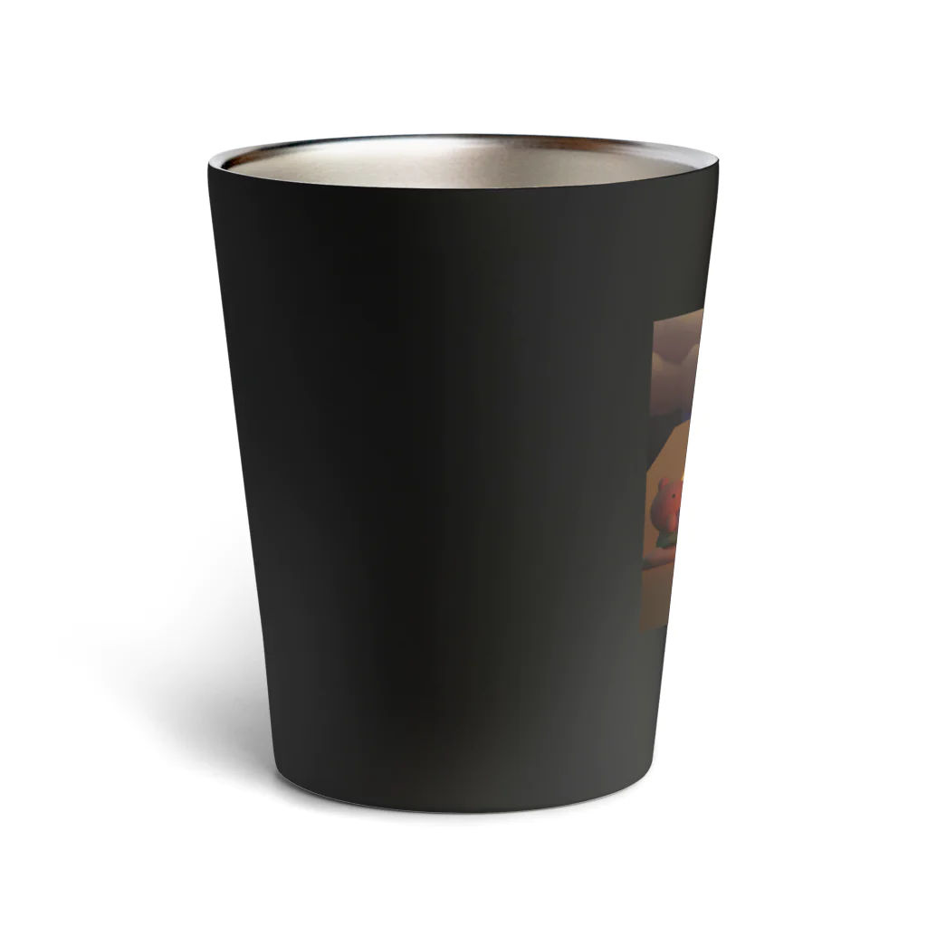もひもひぷくしゅんの焼き芋を焼くぷくしゅん Thermo Tumbler