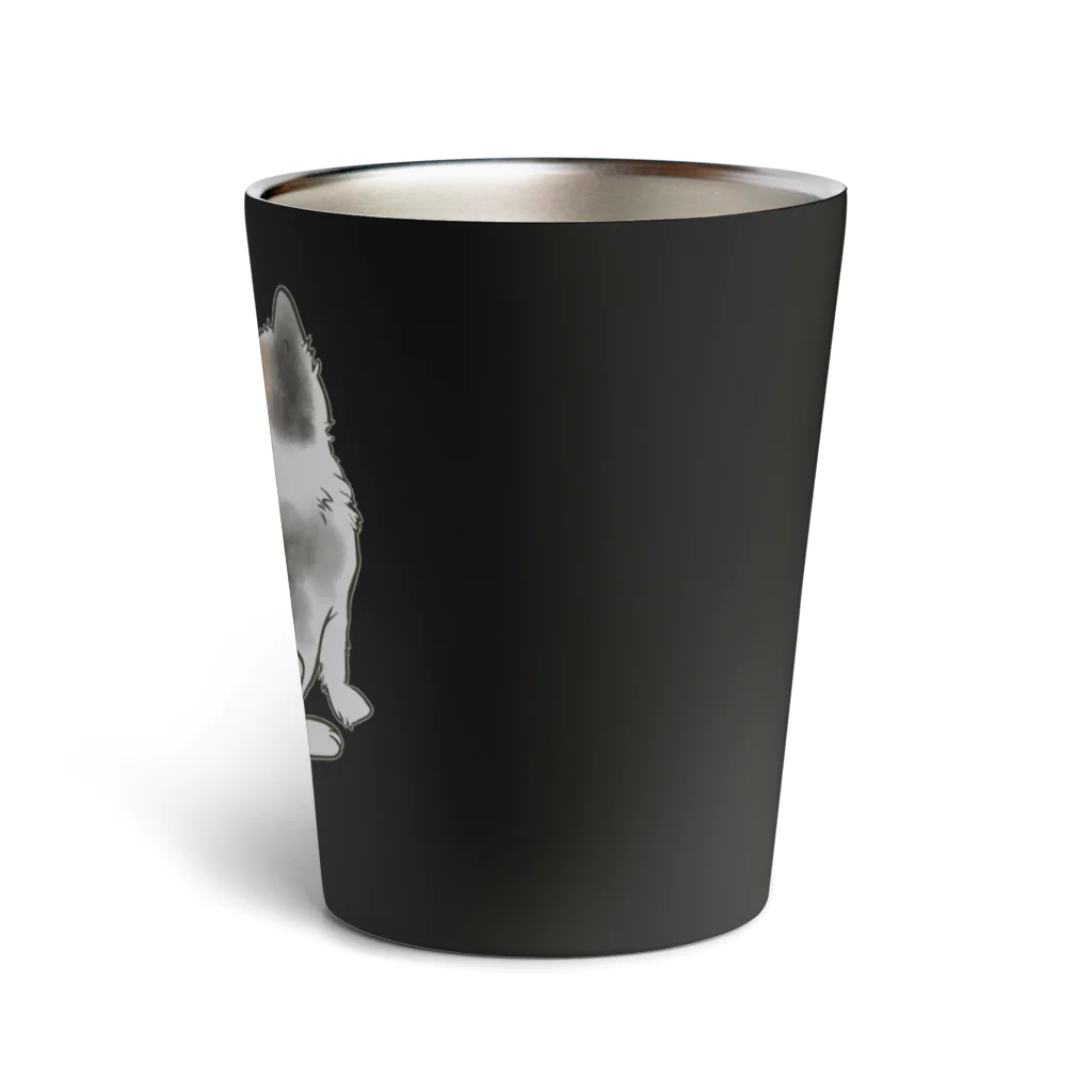 LalaHangeulの三毛猫さん ハングルデザイン  Thermo Tumbler