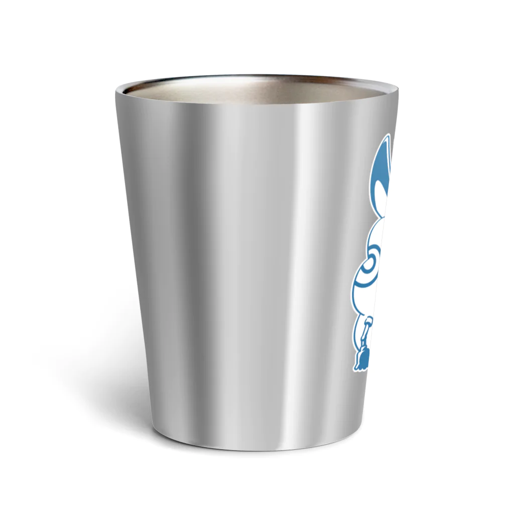 イラスト MONYAAT のモコモコラビット1号*Lick Lick Lick Thermo Tumbler