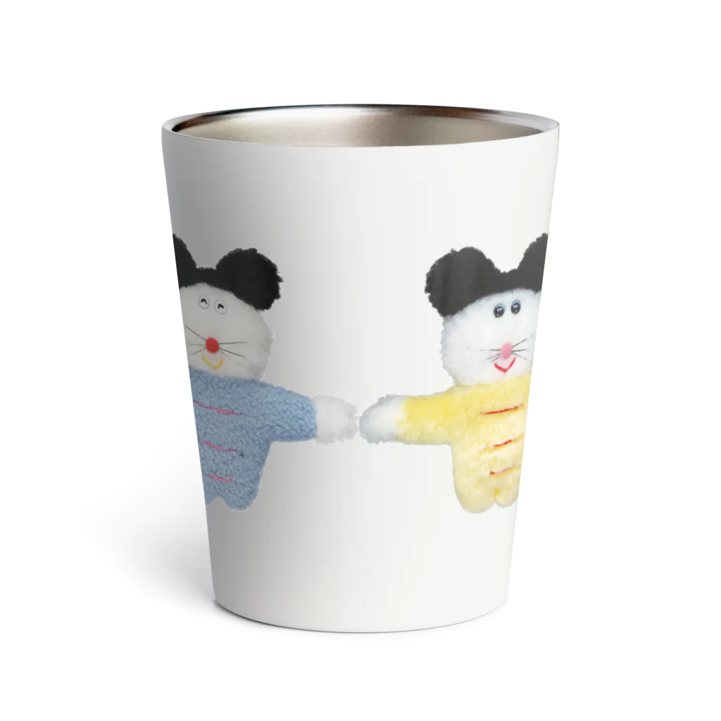 むにゅの手つなぎプクハオズ Thermo Tumbler