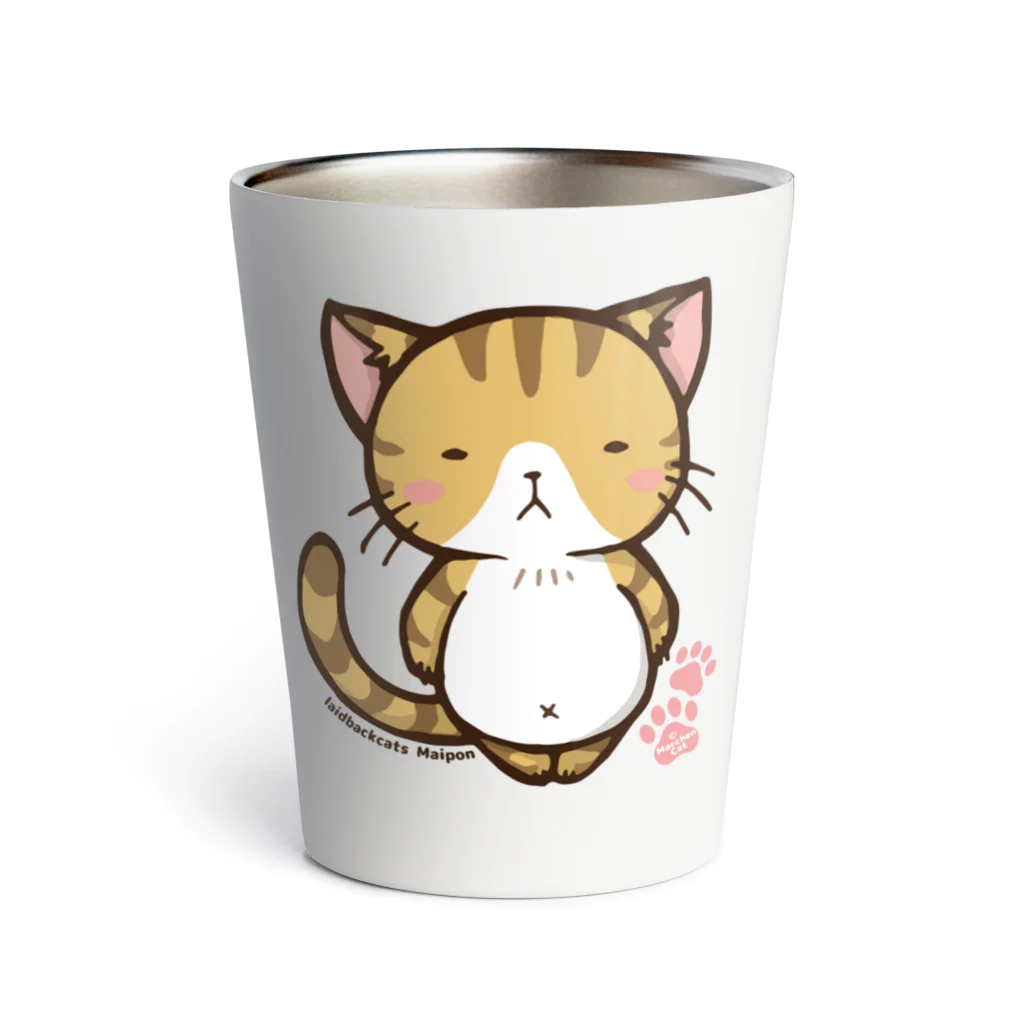 MarchenCatののほほんネコさん【まいぽん】 Thermo Tumbler