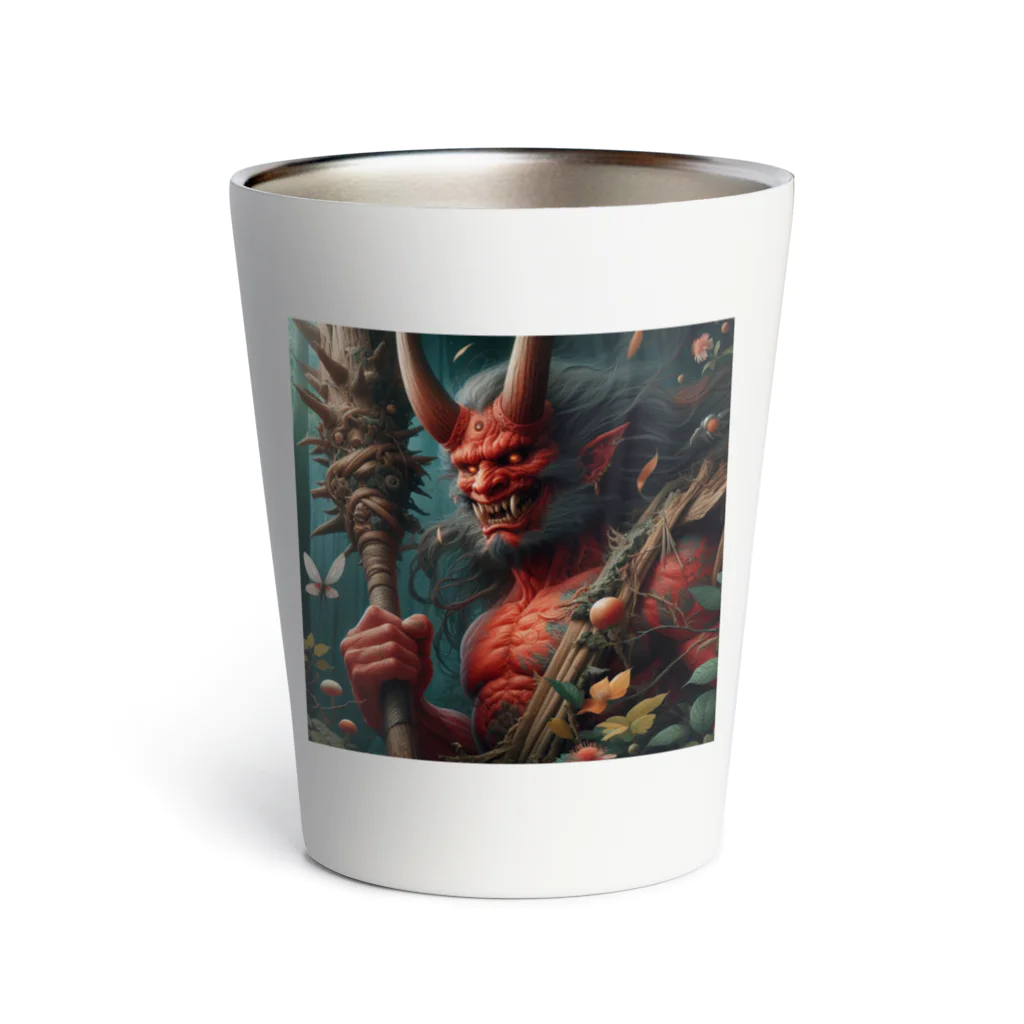 ふみことばの鬼の安らぎ Thermo Tumbler