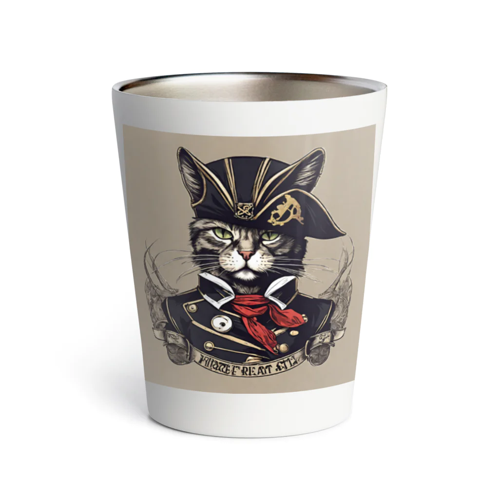 Jj-O_O-Jjの猫海賊団シリーズ★Duke船長 Thermo Tumbler