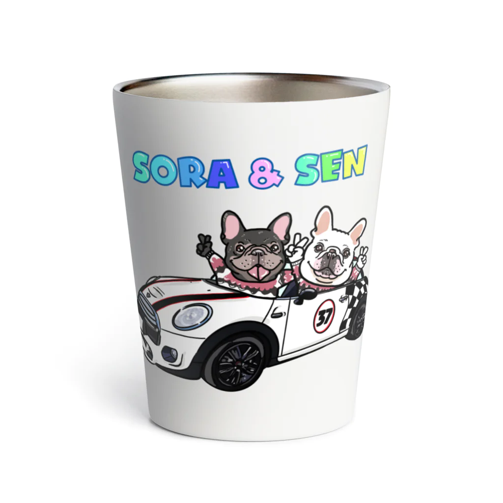 BULL HAWAII mihoデザイのフレブル　そら&せん Thermo Tumbler