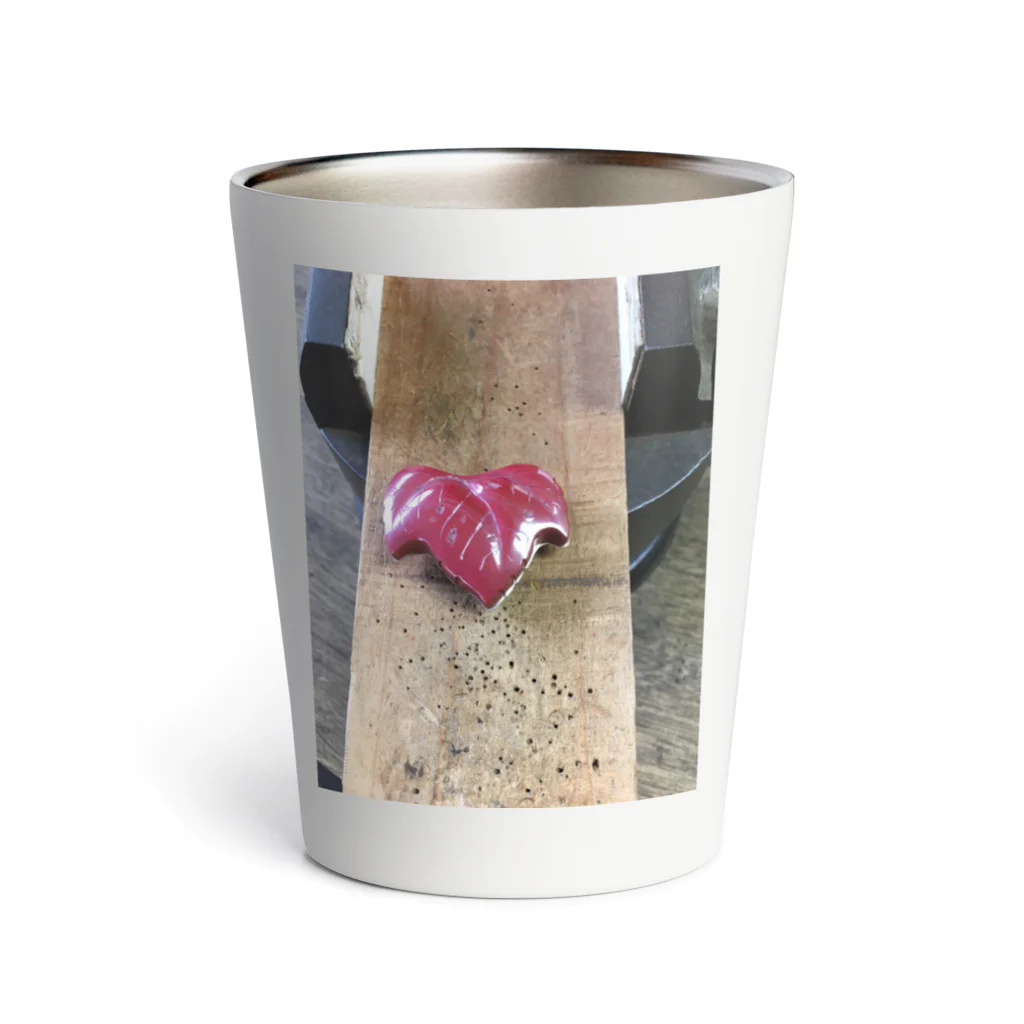 除夜のツタの葉 Thermo Tumbler