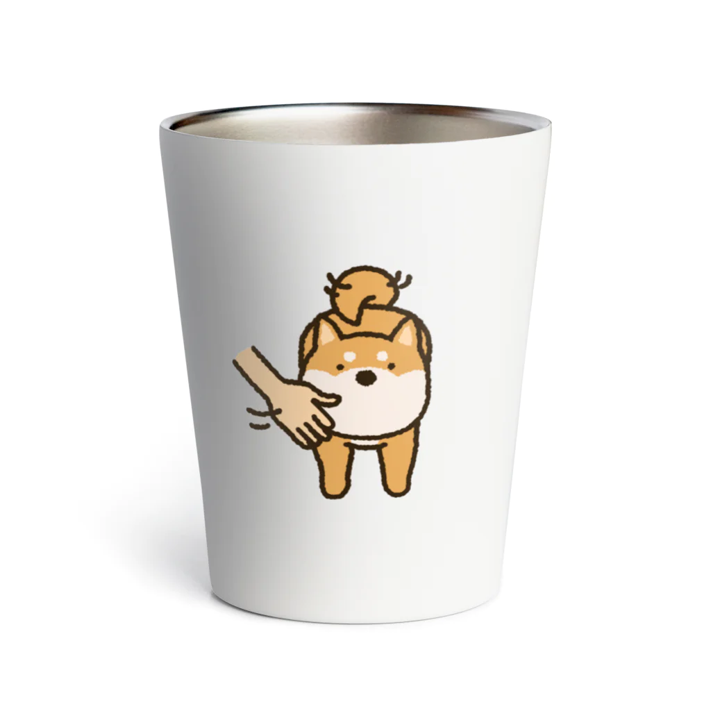 しばじるしデザインのあまえる柴犬さん Thermo Tumbler