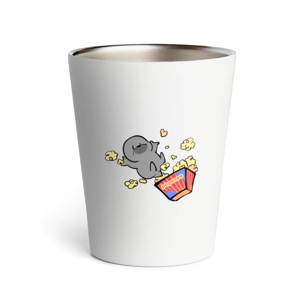 もぐらのこのポップコーンモグラちゃん Thermo Tumbler