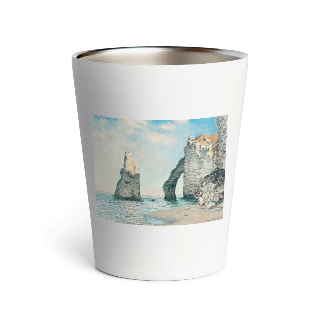 yosimusiの名画シリーズ　クロード・モネのエトルタの断崖　ビンテージ風アイテム Thermo Tumbler