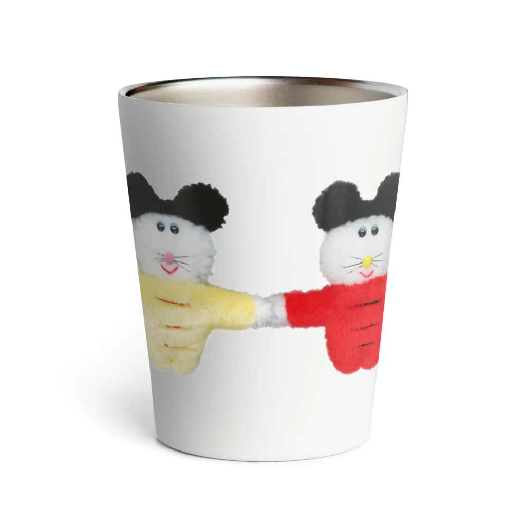 むにゅの手つなぎプクハオズ Thermo Tumbler