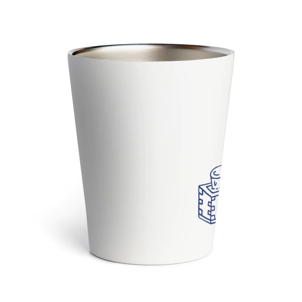 こざくらクラブの酒豪インコ（オカメインコ 日本酒ver.） Thermo Tumbler