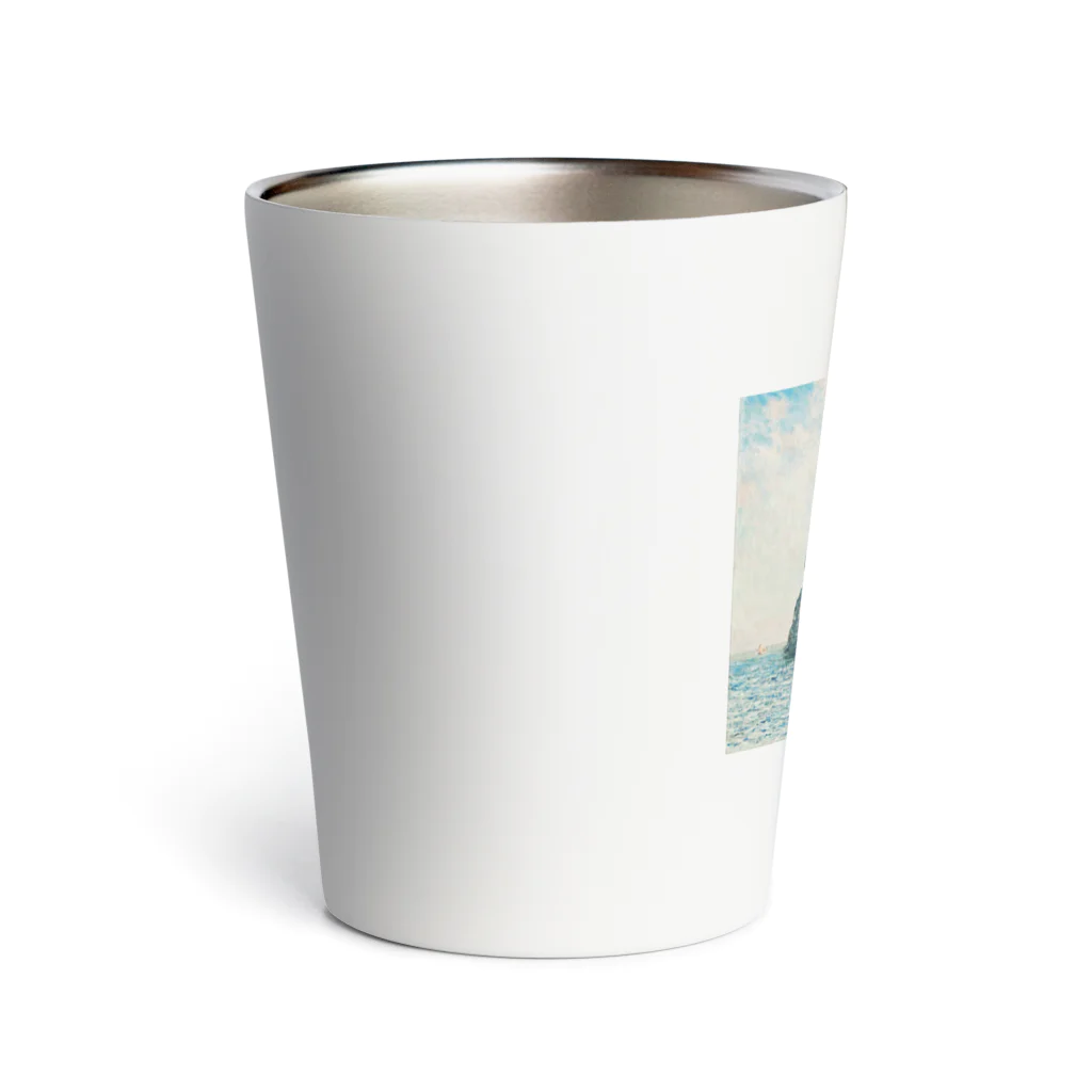 yosimusiの名画シリーズ　クロード・モネのエトルタの断崖　ビンテージ風アイテム Thermo Tumbler