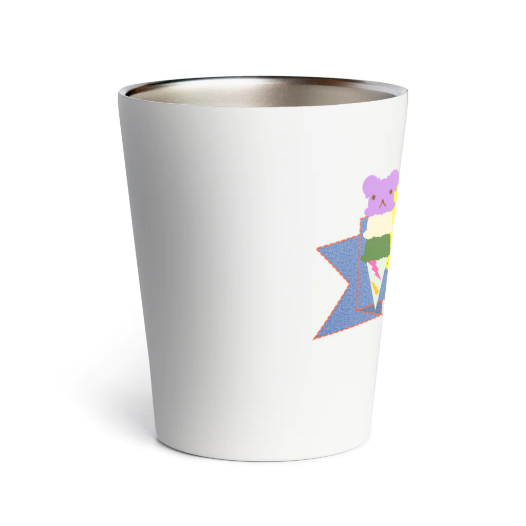 しろうめ庵ノSUZURIさんの昭和のファンシーアイスさん。 Thermo Tumbler