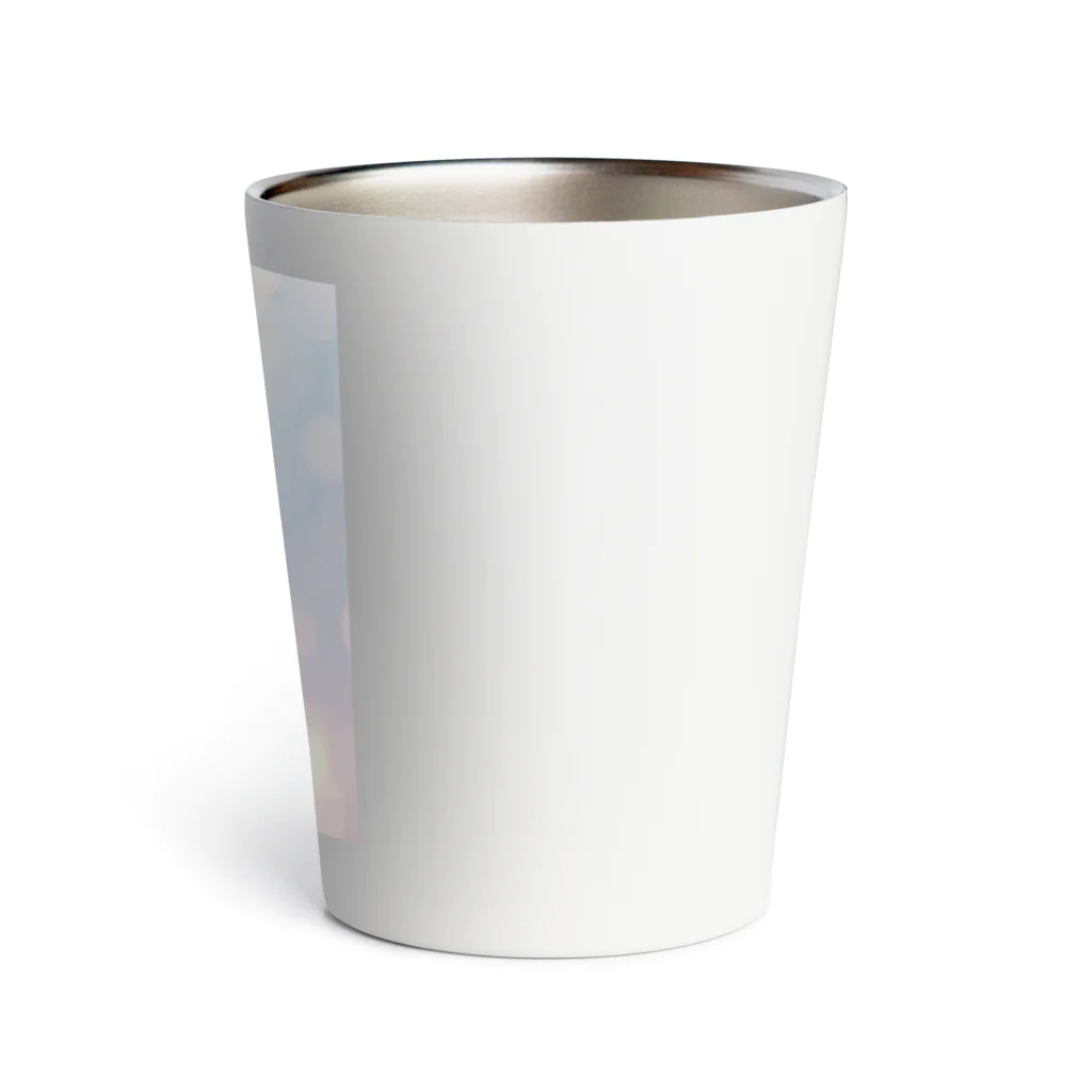 RUKO Animal Centerのふわふわ青いねこちゃん Thermo Tumbler