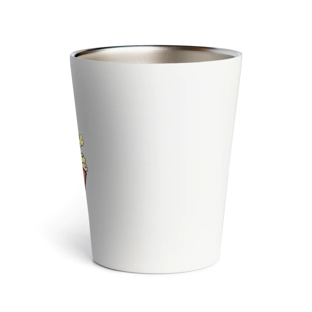 もぐらのこのポップコーンモグラちゃん Thermo Tumbler