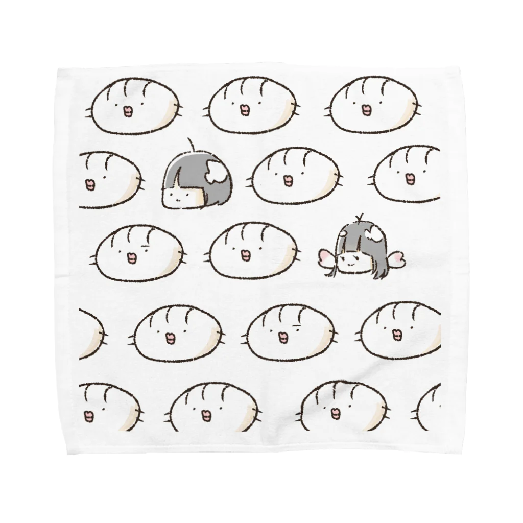 はーちゃん商店のちむ迷彩 Towel Handkerchief