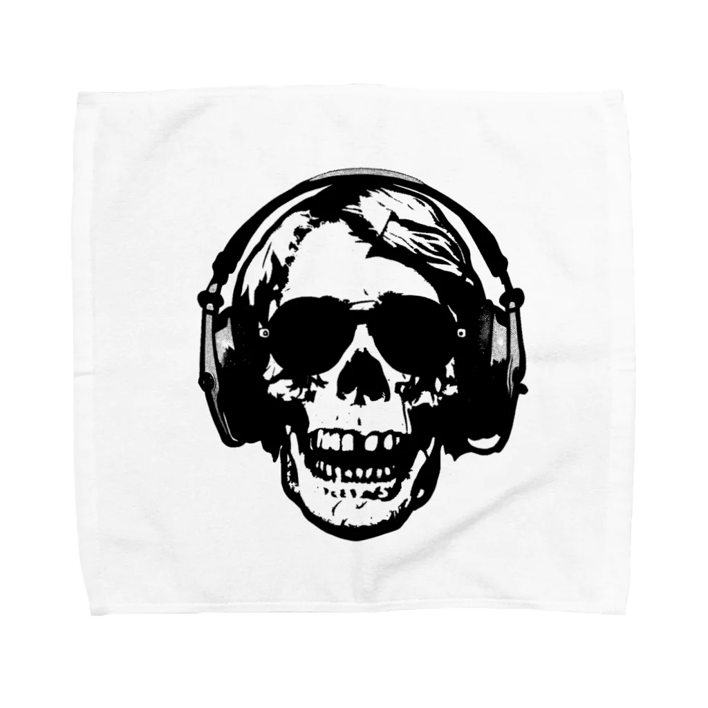 ドクロ 音楽 ヘッドホン ガイコツ ROCK スカル Skeleton