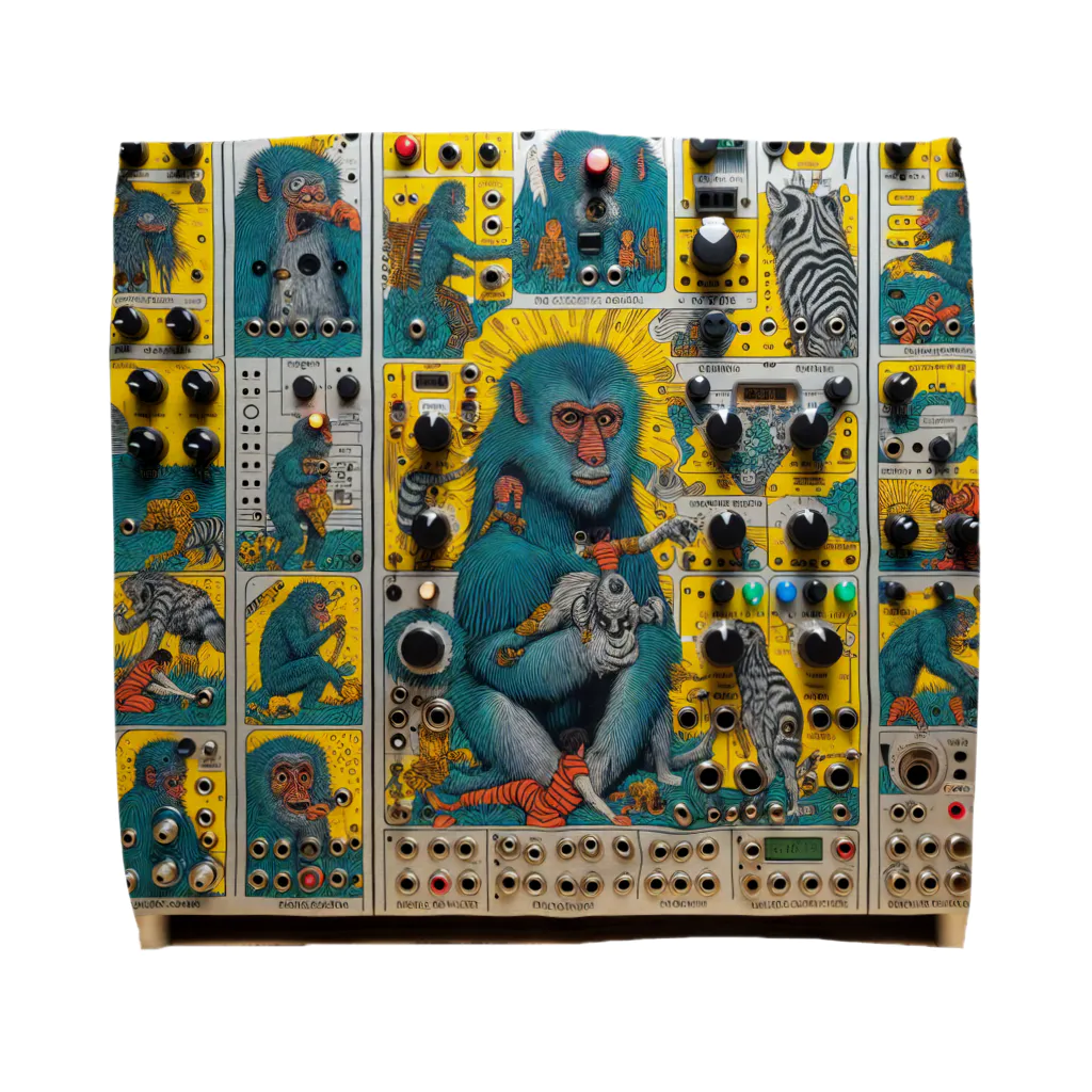 Bush Clover Original のEvolvion Towel Handkerchief