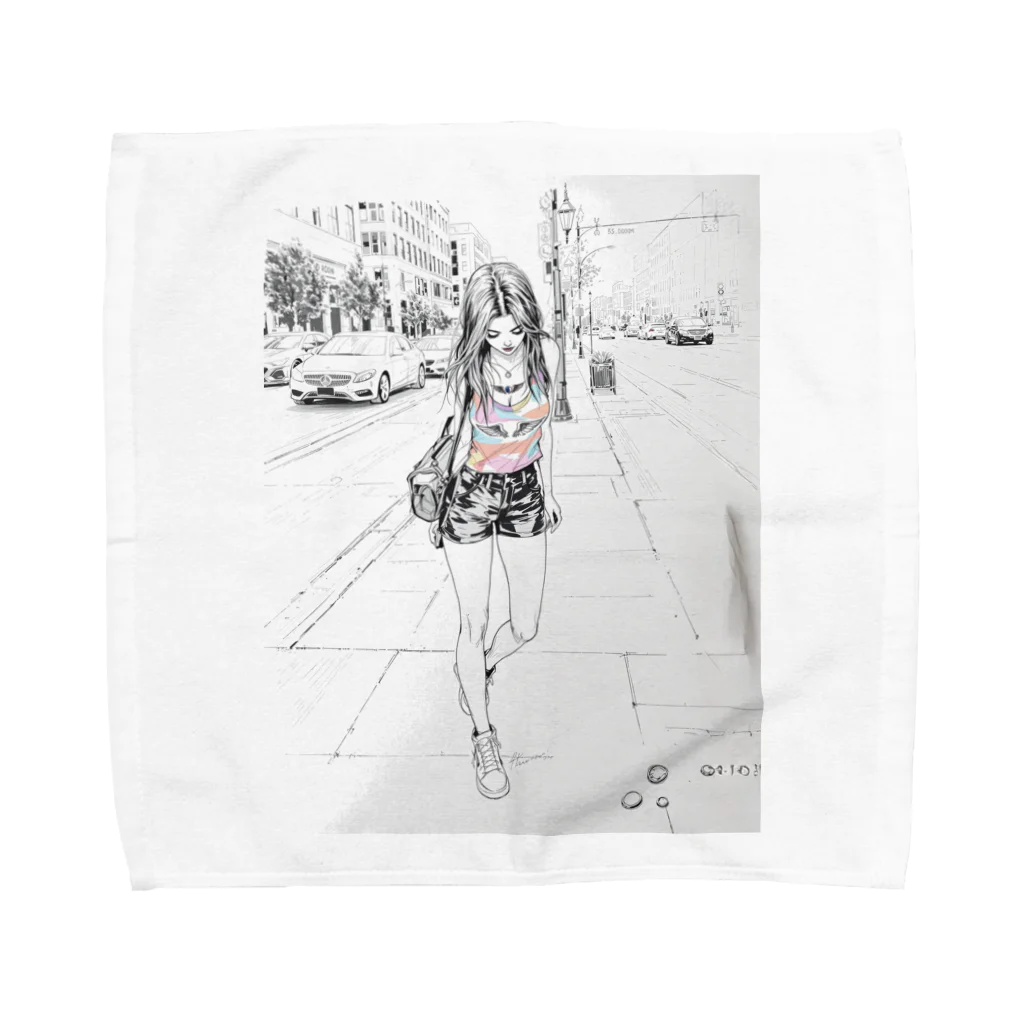 OtoAの隠れた宝石を探す人 Towel Handkerchief