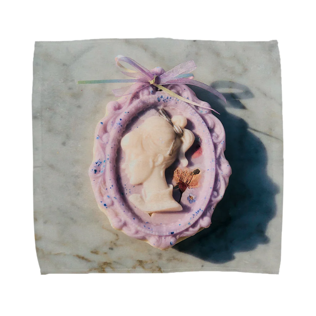 e.s.w.のlady's profile 1 Towel Handkerchief