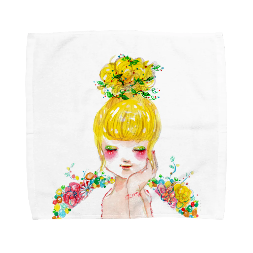 タオル・ハンカチ nanako ハンカチタオル 猫 ネコ 刺繍 今治タオル うちのニャンコ