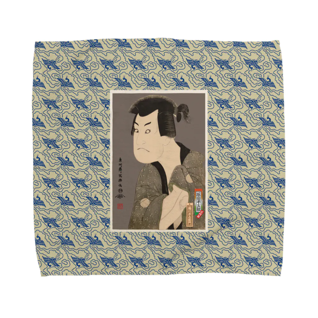 Rigelの三代目坂田半五郎の藤川水右衛門 Towel Handkerchief
