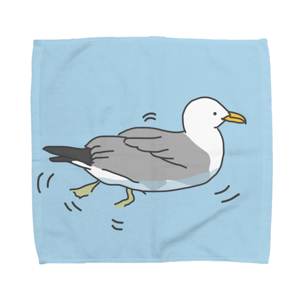 Kamochiのそこらへんのカモメ Towel Handkerchief