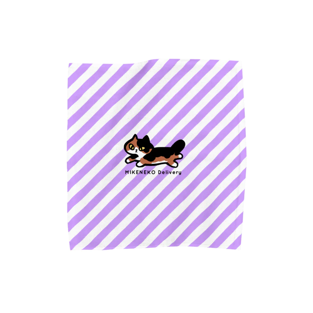 shimajiのミケネコ便 Towel Handkerchief
