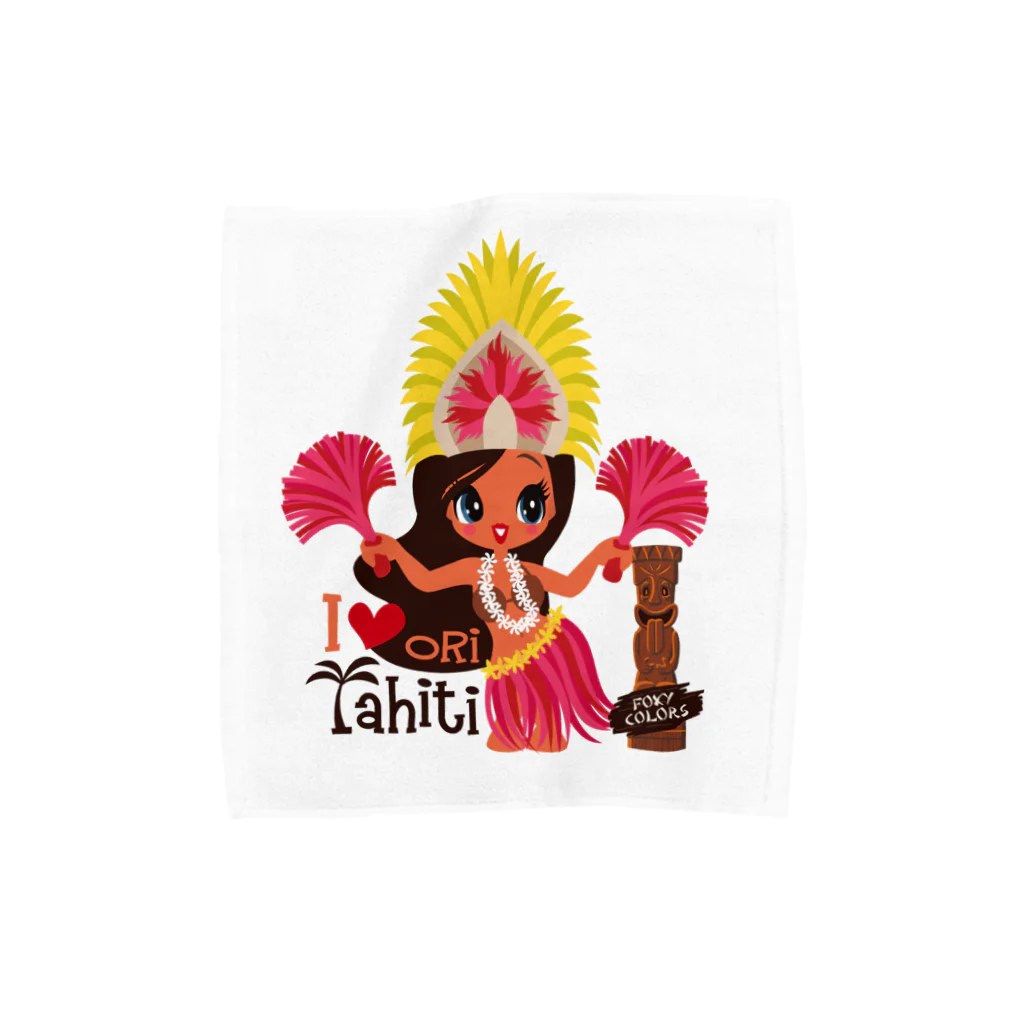 FOXY COLORSのOri Tahiti タヒチアンダンス Towel Handkerchief