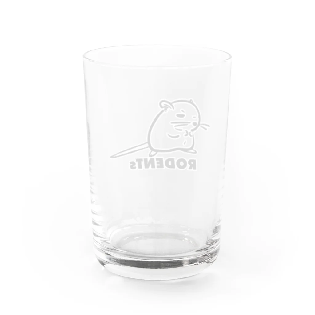 RODENTsグッズショップ🐹のろちゅもくん（ノーマル） Water Glass :back