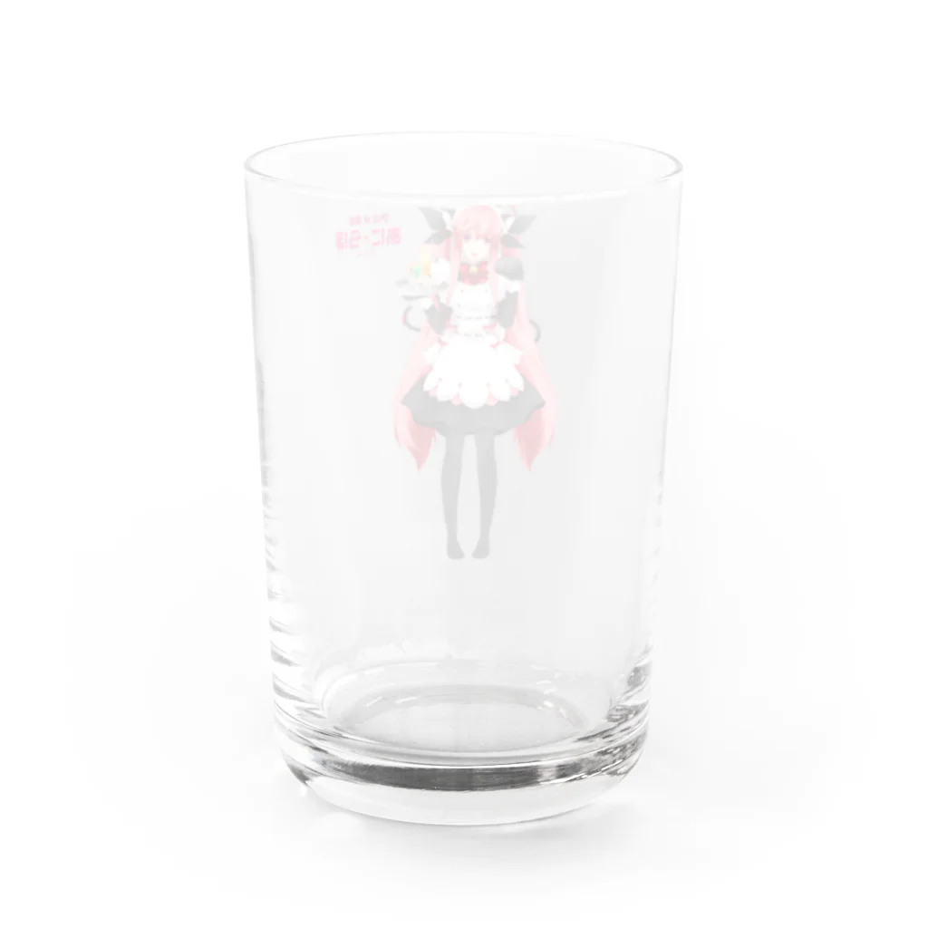 アニメBAR あに☆らぼの秋田町子グッズ Water Glass :back