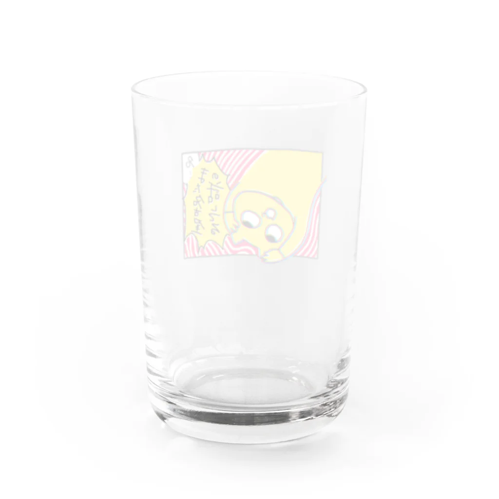 米田梅子(こめだうめこ)のまた名古屋の話してる Water Glass :back