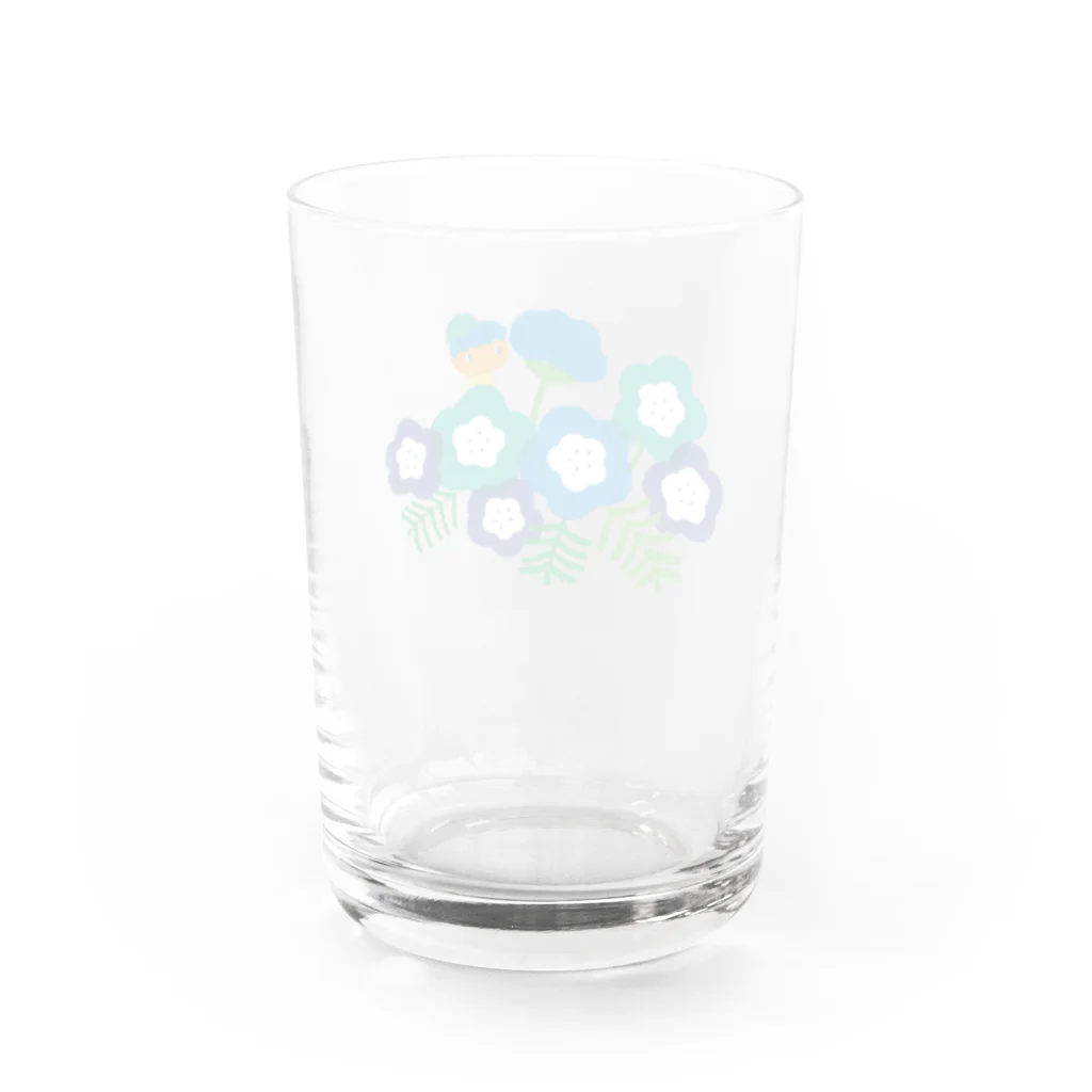 マヨマカ社のネモフィラボーイ Water Glass :back