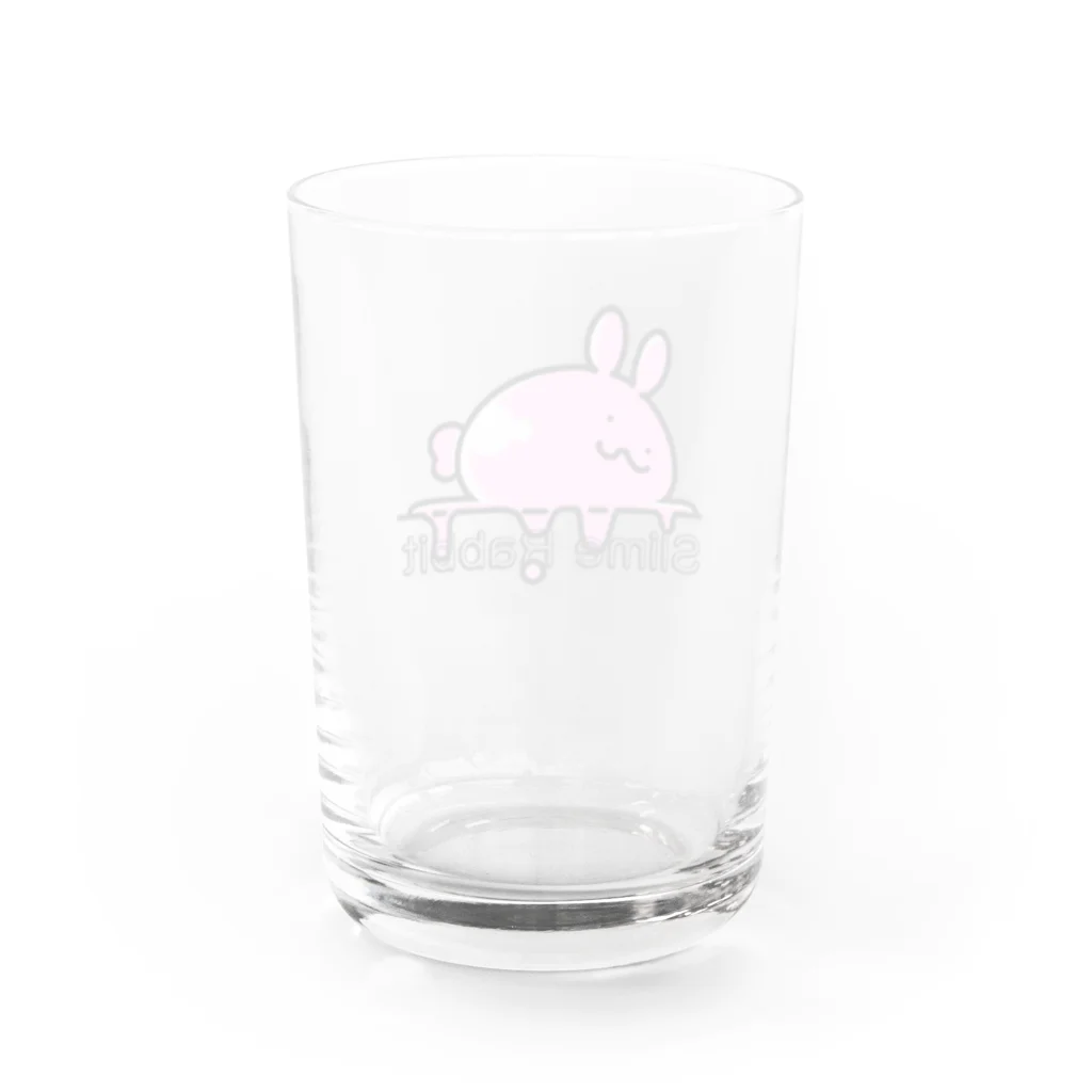傘工房のスライムらびっと Water Glass :back