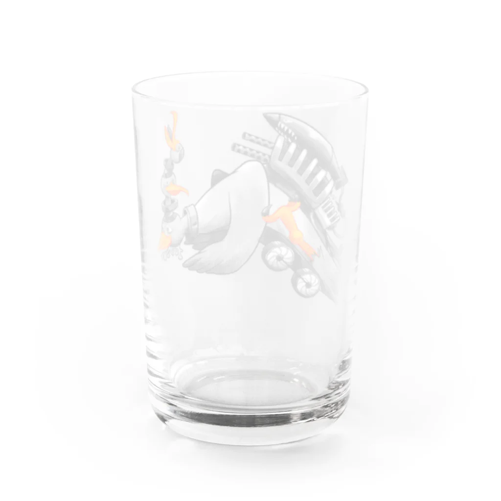 シラカワリュウ⚡RiuSHIRAKAWAの最後の空襲/Starless and The Last Air Raid Water Glass :back