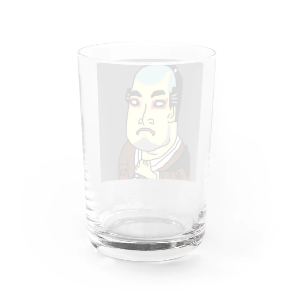 じゃぱにぃずぴぃぽぅの谷村虎蔵の鷲塚八平次 Water Glass :back