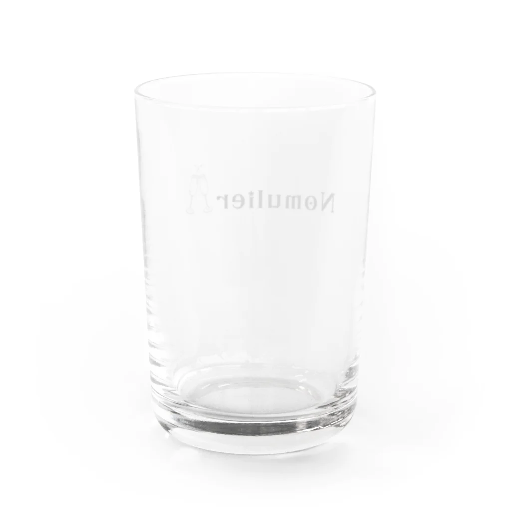 He told me/ノムリエのノムリエグッズ Water Glass :back