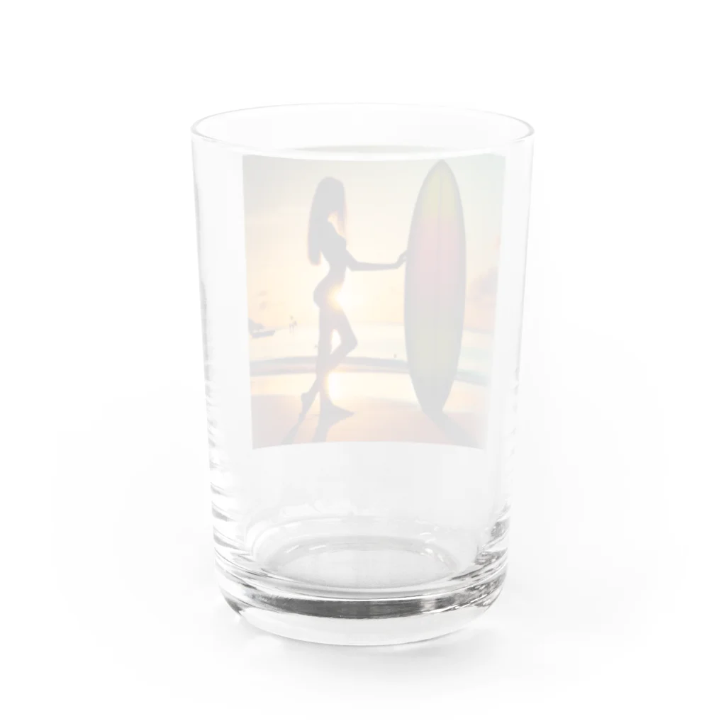 hoodie styleの夏 Water Glass :back